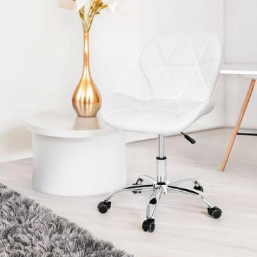 Imagem de Cadeira Slim Vegas Office Estofada com Base Giratória - Dkadi Decor, B