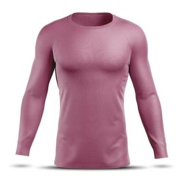 Imagem de Camisa Corrida Camiseta Segunda Pele Masculina Térmica Rashguard Acade