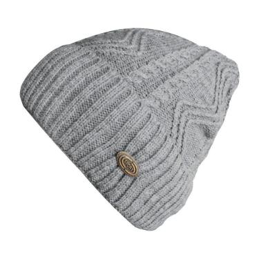 Imagem de Touca Gorro Adulto Peluciada Cinza Tamanho único