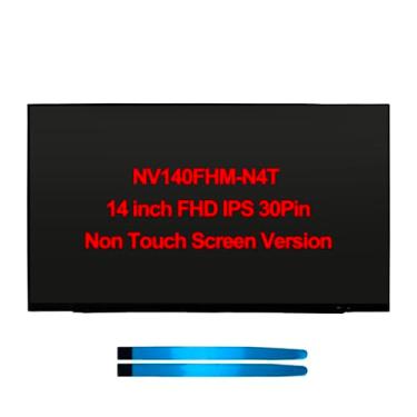 Imagem de Lenboes Tela LCD de 35.6 cm FHD 1920 x 1080 30 pinos, tela LCD não sensível ao toque, tela LED, substituição para HP Fortis 14 G11 Chromebook NV140FHM-N4T (tela sem toque FHD)