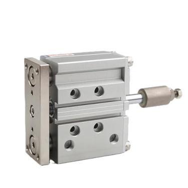 Imagem de UHFILYQBA Cilindro de curso ajustável de três eixos da haste de guia duplo TCMJ20X10-10S TCMJ20X20-20S TCMJ16X25-20S TCMJ25X30-20S TCMJ25X50-25S(TCMJ25X50-25S)