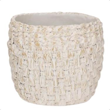 Imagem de Cachepot Cimento Rústico Texturizado Vaso Decorativo 16cm