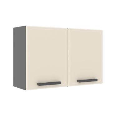 Imagem de Armário Aéreo Alto De Cozinha Em Aço 2 Ptas Estilo Bertolini