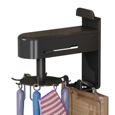 Imagem de Cabide de utensílios de cozinha – Suporte de armazenamento de cozinha montado na parede | Adesivo sem broca, suporte de armazenamento de utensílios de cozinha para amantes de cozinha, espátula, colher