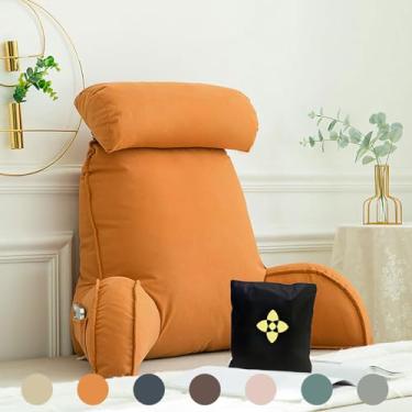 Imagem de Almofada de leitura de escritório em casa para sofá, cadeira cama, almofada de apoio de pulso lombar para braços, almofada de apoio para as costas, travesseiro lavável removível para descanso de cama