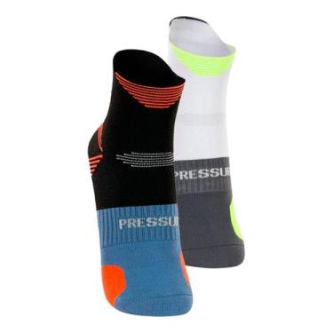 Imagem de Kit com 2 Pares de Meias Performance Running Lupo 15424-001, 37-40