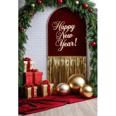Imagem de Fundo Fotográfico Ano Novo Cenário Tecido 1,50 x 2,20m - Fadrix, FANV0