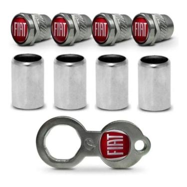 Imagem de Bico Anti-Furto Fiat Cromado De Ferro O Kit