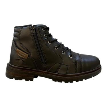 Imagem de Bota Coturno Adventure Masculino Wonder Comfort Casual Couro Tratorado