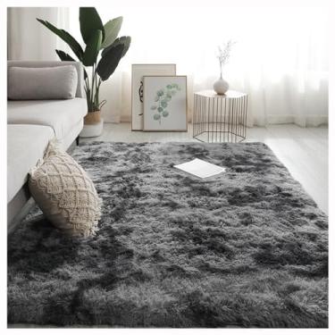 Imagem de SPXMQSS Tapetes extra grandes para sala de estar, tapetes peludos macios para quarto, tapete lavável, antiderrapante, resistente ao desgaste e respirável, para sala de estar, quarto, quarto de