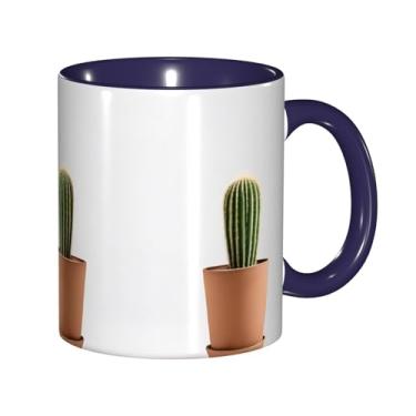 Imagem de Zeraoke Canecas de café criativas com estampa de plantas, personalizadas, presente para a família, tamanho de 325 ml, unissex