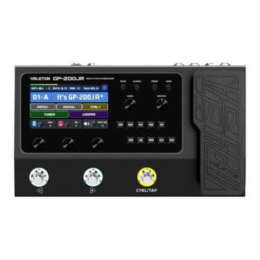 Imagem de Valeton Gp-200Jr Processador Multiefeitos Pedal Com Loop De Efeitos Expressão Midi I/O Guitarra Baixo Amplificador Modelagem Gabinetes Ir Simulação Estéreo Otg Interface Áudio Usb