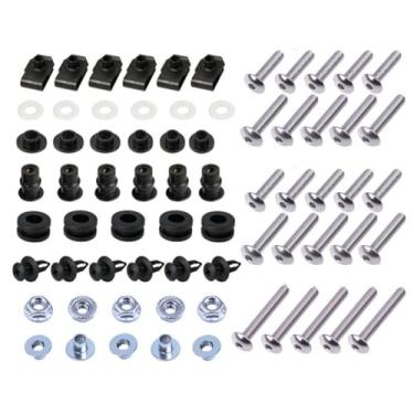 Imagem de Possbay Kit completo de parafusos de carenagem para motocicleta, para Honda CBR1000RR 2004 2005 parafusos de carenagem de aço inoxidável