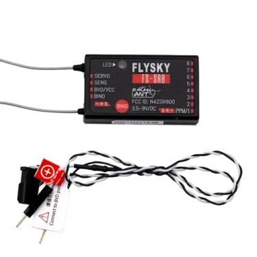 Imagem de GoolRC Flysky FS-SR8 Receiver, 2.4GHz 8 Channel Remote Control Receiver Compatible with Flysky FS-ST8 RC Transmitter for RC Cars, Boats and Helicopters