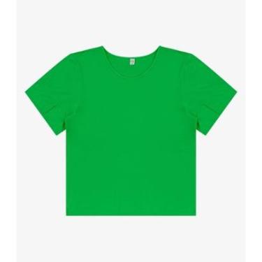 Imagem de Blusa Plus Size Infinita Cor Rovitex Verde-Feminino