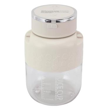 Imagem de Generic Copo Portátil do Espremedor, Liquidificador Elétrico Destacável Recarregável Compacto de Pouco Peso de Usb Com Bateria 1300mah para o Curso da Casa Ginásio Escritório (Branco)