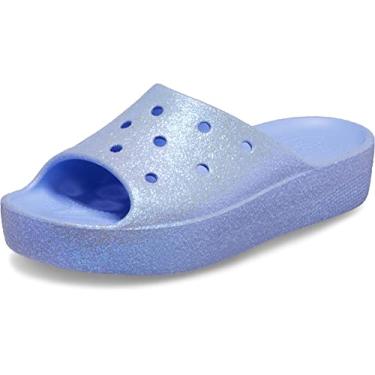 Imagem de CROCS Classicplatformglitterslidew - Moon Jelly - W10, 208233-5Q6-W10, Unisex Adult, Moon Jelly, W10