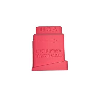Imagem de HELLFIRE TACTICAL Bandeira de revista de segurança de câmara para AR-10, feita nos EUA (ROSA QUENTE)