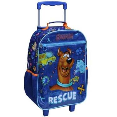 Imagem de Mochila Rodinhas Escolar Azul Scooby-Doo Infantil Dermiwil-Unissex