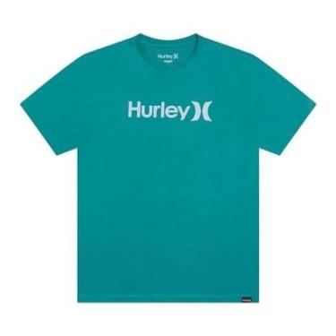 Imagem de Camiseta Hurley HYTS010870 O&O Solid - Petroleo-Masculino