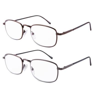 Imagem de Óculos EYEGUARD, 2 pares, Spring Hinge Readers 2.00