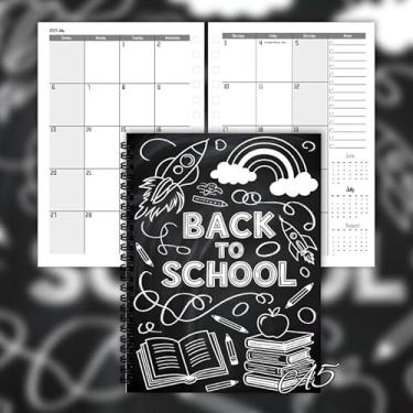 Imagem de Agenda estudante 2026 20,8 x 14,7 cm, cadernos espirais semanais, listas de tarefas mensais e horários, perfeitos para organizar a vida diária, escritórios, escolas e organizações (100 páginas)