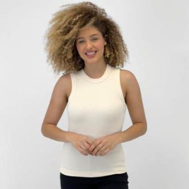 Imagem de Blusa Hering Regata Básica Canelada Feminina-Feminino