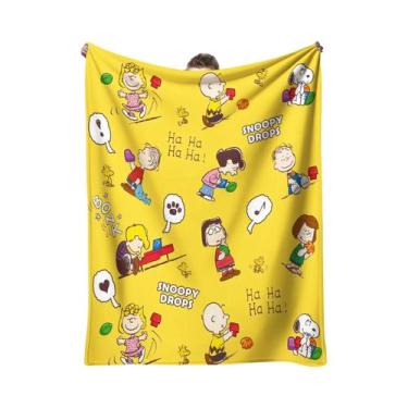 Imagem de Cobertor De Pelúcia Quente E Macio Com Estampa Do Snoopy Para Crianças