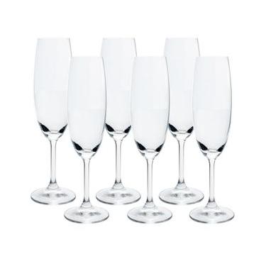 Imagem de Conjunto de Taças para Champanhe Bohemia Anna 220 ml em Cristal Ecológico  6 Peças
