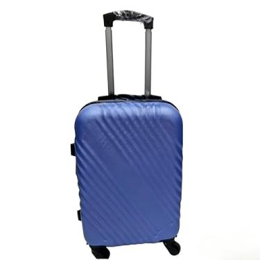 Imagem de Mala de Bordo 10kg ABS Casca Dura, Rodinhas Giratórias 360°, Cadeado com Senha, Bagagem de Mão Viagem(Azul,N21-12kg)