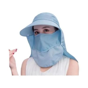 Imagem de Chapéu de Sol Feminino de Aba Larga - Respirável, Proteção UV, para Pr