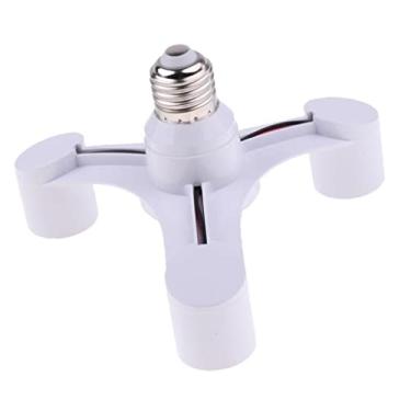 Imagem de Stgfyxgs Adaptador Divisor de Soquete Multifuncional E27 para E27 com 3/4/5/6 Funções para Lâmpadas de Estúdio com Luz Do Dia, 1 E27 a 3 E27