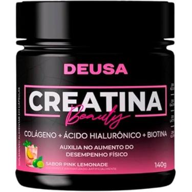 Imagem de Creatina 100% Pura Monohidratada - DEUSA - 5 em 1, Colágeno, Biotina, Ácido Hialurônico, Creatina Monohidratada para Mulheres