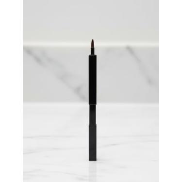 Imagem de Pincel labial retrátil com tampa para batom, pincel de maquiagem para batom, corretivo de brilho labial preto