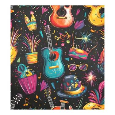 Imagem de Blueangle Capa magnética para lava-louças de carnaval, decoração de capa frontal de lava-louças, adesivos de eletrodomésticos, adesivos de eletrodomésticos, adesivo magnético decorativo de 58 cm C x