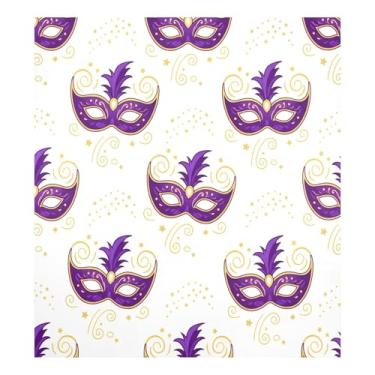 Imagem de Blueangle Máscara de carnaval para máquina de lavar louça, capa frontal para lava-louças, adesivos de eletrodomésticos, adesivos de eletrodomésticos, adesivo magnético decorativo de 58 cm C x 66 cm