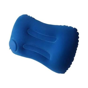 Imagem de Almofada Inflável Portátil Para Pescoço E Cintura, Suporte Dobrável Es