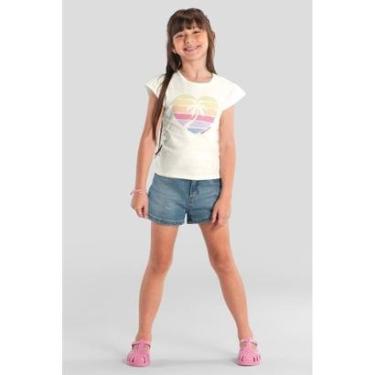 Imagem de Blusa infantil menina colorida Brandili-Feminino