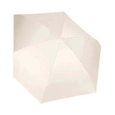 Imagem de Mini Guarda-Chuva Portátil De Duplo Uso, Resistente À Água E Ao Vento,