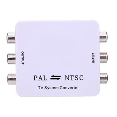 Imagem de Naroote Conversor de de Vídeo para TV PAL NTSC SECAM 1080P HD Mini Conversor para Plug and Play Portátil PAL para NTSC Switcher para Entretenimento Doméstico