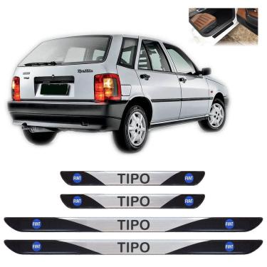 Imagem de Soleira Porta Fiat Tipo 1994 A 2000 4 Pçs Resinado Sr01119