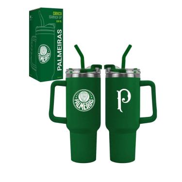 Imagem de Caneca Copo Térmico Up 1,2 L Time Oficial Canudo