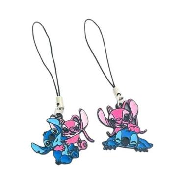 Imagem de Chaveiro De Liga Metálica Mickey E Minnie (2 Peças) - Charmoso Pingent