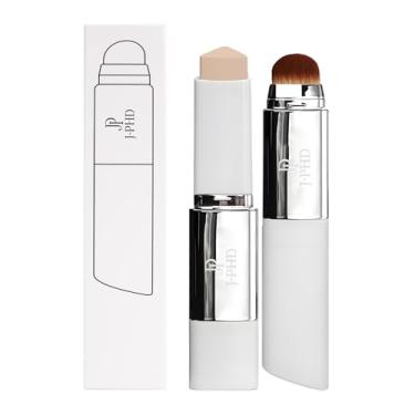 Imagem de Corretivo de base 2 em 1 com cabeça de escova macia, maquiagem hidratante de longa duração, textura cremosa e suave para um tom de pele uniforme (nº 02)