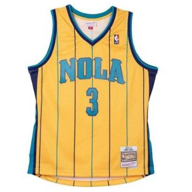 Imagem de Regata Mitchell & Ness NBA Swingman Jersey New Orleans Hornets Chris Paul 2010-11 Masculino-Masculino