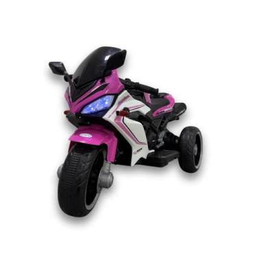 Imagem de Moto Elétrica Infantil 6V Hyper Speed Rosa - Unitoys