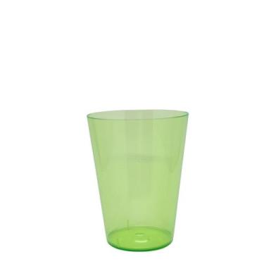 Imagem de 50 - Copos Semi Descartável 220ml semi acrilico cristal e colorido - D