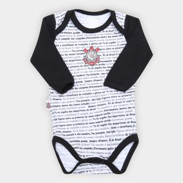 Imagem de Body Bebê Corinthians Manga Longa Frases-Masculino