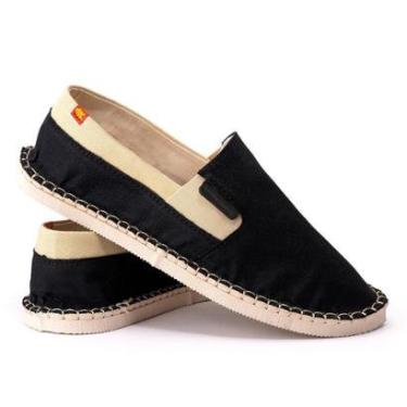 Imagem de Alpargata Tradicional Com Elástico Slip On Confortável Unissex Tamanho Especial-Unissex