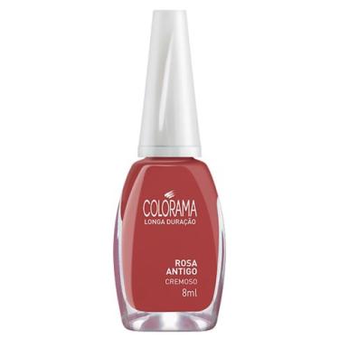 Imagem de Esmalte Rosa Antigo 8ml Colorama Cremoso Longa Duração Feminino